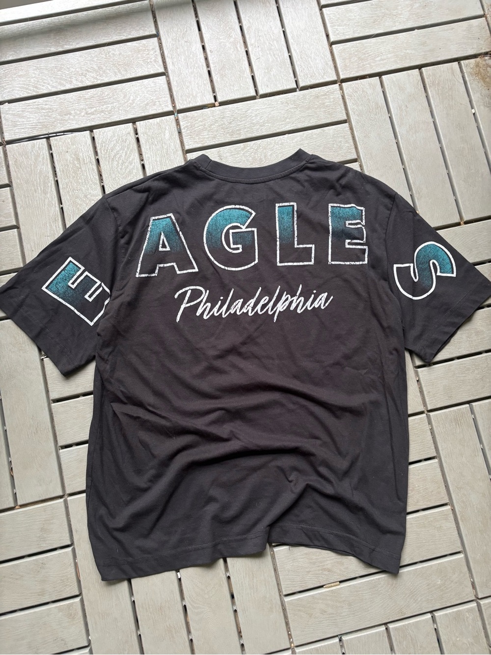 Philadelphia Eagles Black Graphic Tee -NFL